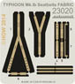 Typhoon Mk.Ib Cloth Seat Belt (for Airfix) (Plastic model)