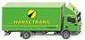 (HO) MAN TGL Box Truck `Hansetrans` (Model Train)