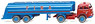 (HO) MAN Pausbacke タンクセミトレーラートラック `Fina` (鉄道模型)