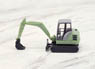(N) Schaeff HR18 Mini Power Shovel (Light Green) (Mini-Bagger HR18) (Model Train)