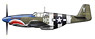 P-51B マスタング `ブルー・ノーズ・バスターズ` (完成品飛行機)
