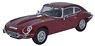 Jaguar V12 E-Type Coupe Red (Diecast Car)