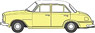 (OO) Vauxhall FB Victor (アラスカホワイト/プリムローズ) (淡黄色) (鉄道模型)