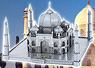 Metallic Nano Puzzle Premium Series Taj Mahal (Plastic model)