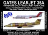 Gates Learjet 35A TT (Finland, Argentinal)