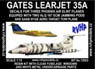 Gates Learjet 35A (Phoenix Air, Saab Nyge Aero) (Plastic model)
