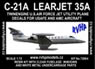 C-21A Learjet 35A (USAFE, AMC) (Plastic model)