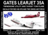 Learjet 35A (Swiss red Cross & Swiss AF) (Plastic model)