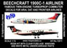 Beechcraft 1900C-1 (Aria, Dat, Frontier Airlines) (Plastic model)