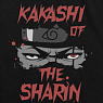 Naruto:Shippuden Kakashi of the Sharingan T-shirt Black S (Anime Toy)