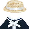 Komorebimori no Oyofukuyasan [Picco D Boater & Memories Sailor One-piece] Set (Navy) (Fashion Doll)