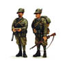 イタリア軍 `Alpini(山岳兵)` 大尉と二等兵 (プラモデル)