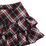 PNS Furifuri Tiered skirt (Black x Red Plaid) (Fashion Doll)