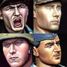 WW2 German Heads Set #6 (Plastic model)