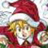 The Seven Deadly Sins (Original) Charapeta Christmas ver M Size (Anime Toy)