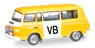 (TT) Barkas B 1000 Bus `VB, Polizei Tschechien` (CZ) (Model Train)