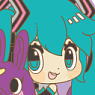 Hatsune Miku x CuteRody Rubber Straps Grape ver. (Anime Toy)