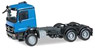 (HO) Mercedes-Benz Actros M 08 All-wheel Drive Rigid Tractor 3 Axle Traffic Blue (Model Train)