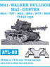 M41ウォーカーブルドック (T91E3タイプ ) 金属製可動履帯 (プラモデル)