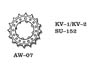 KV-1 / KV-2 / SU 152 Drive Tumbler Metal Wheel (Plastic model)
