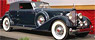 パッカード トゥウェルブ コンバーチブル Victoria by Dietrich 1934 ブルー パッカード 115周年記念 (ミニカー)