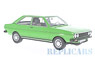 アウディ 80 GT 1973 ライトグリーン ドア、フード開閉不可 (ミニカー)