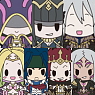 D4 Fire Emblem: Awakening Rubber Key Ring -all unit collection- Vol.6 8 pieces (Anime Toy)