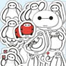 Big Hero 6 Fluffy Sticker (Anime Toy)