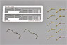Three Kinds of Parts Set for Electric Locomotive Type EF64-1000 (for 1-Car) (Model Train)