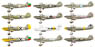 Avia B.534 (Quattro combo: four aircraft set) Royal class (Plastic model)