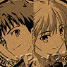 Fate/stay night [UBW] Cork Coaster Emiya Shiro & Saber (Anime Toy)