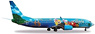 B737-800 アラスカ航空 `Spirit of the Islands` (完成品飛行機)