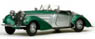 ホルヒ 855 ロードスター 1939 シルバーグレー/ダークグリーン (ミニカー)