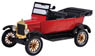 1925 Ford Model T-Touring (red) (ミニカー)