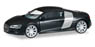 (HO) アウディ R8 (Audi R8) (マットブラック クロームトリム) (鉄道模型)
