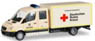 (HO) Mercedes-Benz Sprinter Double Cabin Box `DRK Disaster Control NRW` (Model Train)