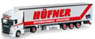 (HO) Scania R TL Curtain Canvas Semi-trailer `Oswald Hufner` (Model Train)