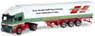 (HO) Iveco Turbostar Canvas Semi-trailer `Wandt` (Model Train)