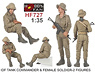 イスラエル国防軍 戦車指揮官&女性兵士(2体) (プラモデル)
