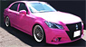 Toyota Crown Hybrid Athlete G (GRS210) Pink (ミニカー)
