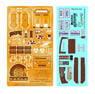 1/25 Detail up Photo-Etched Parts & Decal Set for Piranha Super Spy Car (Accessory)