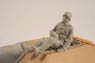 German WW II Hetzer Sitting Infantry Man (Plastic model)
