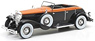デューセンバーグ Model J Riviera Phaeton by Brunn 1934 ブラック/レッド (ミニカー)