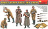 Soviet Heavy Artillery Crew (5 figures) (Plastic model)