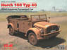 WWII German Personnel Car Horch 108 Typ40 (Plastic model)