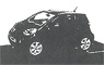 トヨタ IQ 2009 ブラック (ミニカー)