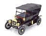 フォード モデルT ツーリング ソフトトップ 1915 ブラック (ミニカー)