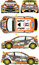 Ford Fiesta RS WRC 2015 Monte Carlo Rally Car No.21 (Decal)