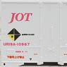 1/80(HO) Private Ownership Container Type UR19A-10000 (Japan Oil Transportation/Pink) (3pcs.) (Model Train)