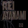 Rebuild of Evangelion T-shirt Rei Black M (Anime Toy)